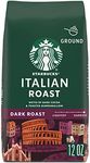 Starbucks Italian Roast Dark Roast Ground Coffee, 12-Ounce Bag