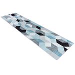 HQCHOOSE Runner Rugs for Hallway Premium Soft Non Slip Area Rug Carpet 2' x 12' Washable Geometric Indoor Decor Mat with Safety Anti-Skid PVC Bottom for Living Room Bedroom Entryway Hallway