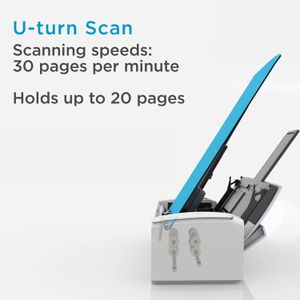 ScanSnap iX1300 Document Scanner – Compact White