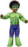 Rubie's Official Marvel Spidey and His Amazing Friends Hulk Deluxe Toddler Costume, Kids Superhero Fancy Dress, Age 2-3 Years,702737