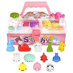 Aeyohni Squishy Toy 50pcs for Kids Easter Gift Easter Egg Filler Easter Party Favors Classroom Prizes School Gift Valentine's Day Halloween Christmas Birthday Gift Stress Relief Kawaii Squishy