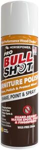 Bull Shot Furniture Polish, As Seen On TV, All-in-One Wood Cleaner, Polish, Protect & Restore Shine, Lemon Scent, Wax-Free