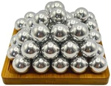 50 Counts 0.61 Cal Kinetic Projectiles Can Be Used for Target Practice and Home Defense, .61 Caliber Aluminum Self Defense Balls Compatible with Byrna CL