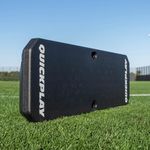 QUICKPLAY Replay Boombox Football Rebound Board - Portable Dual Surface Rebounder with Adjustable Angle - Soccer Training Equipment for Control, Passing Practice