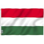 ANLEY Fly Breeze 3x5 Feet Hungary Flag - Vivid Color and Fade Proof - Canvas Header and Double Stitched - Hungarian Flags Polyester with Brass Grommets 3 X 5 FT