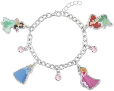 Disney Princess Charm Bracelet BH00248RRUL-65.PH, One Size, Metal, No Gemstone