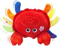 KiddoLab Musical Plush Crab Toy for 3+ Month Old Babies with Nursery Rhymes, Sounds and Sensor Button for Tummy Time and Early Development