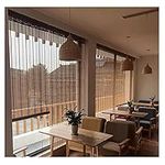 ZXCVBAS Bamboo Blinds,Light Filtering Roll Up Blinds,Natural Bamboo Roller Blinds, Porch Patio Roll Up Shade, Sunshades Depot Exterior Roller Shade, Roman Window Curtain,110x180cm/44x71in