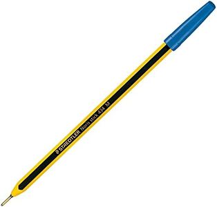 Staedtler Noris - Penne Blu con Fusto Esagonale Ergonomico, Set di Penne a Sfera Punta Fine Ideali per Cancelleria Scuola Università Ufficio e Cartoleria, Materiale Scolastico, Lunga Durata, 20 Pezzi