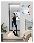 Shatterproof Wall Mirror Full Length for Bedroom,Plexiglass Gym Mirrors for Home, Extra Thick: 0.1 inch, 10x10 inchx4 Pcs, Workout Mirrors Safe for Kids, Over The Door, Long Wall Mounted,Acrylic frame