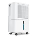 2,500 Sq Ft Basement Dehumidifier with Drain Hose, 31 Pint Dehumidifiers for Home with 3 Modes, Smart Humidity Control and Display, Timer