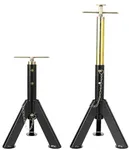Garvee 2-Pack 3-Ton (6000lbs) RV Stabilizer Jacks - Telescopic 16"-30" Adjustable Support Stands for Travel Trailers, 5th Wheels & Campers | Heavy Duty Leveling Jacks, Black