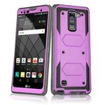 Asuwish Phone Case for LG Stylo 2 2+/Stylus 2 Plus/Stylo2 V 2V Verizon Cover Hybrid Rugged Shockproof Drop Proof Full Body Protective Heavy Duty Mobile Cell Accessories G LS775 VS835 Women Men Purple