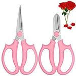 Garden Scissors, 2Pcs Pink Floral S
