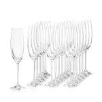 Lenox Tuscany Classics 18-Pc Champagne Flutes Set, 20.80 LB, Clear