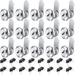 Hotop 16 Pieces Cabinet Cam Lock Ke