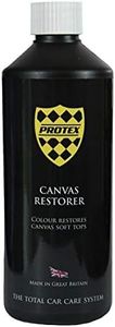 PROTEX World Convertible Soft Top Canvas Restorer (Black) 500 Milliliter - Color Restores Like New