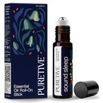 PURETIVE | Sound Sleep Plant Therapy Roll On | Sleep Inducing Roll on | 100% PURE Therapeutic Essential Oil Roll On (10ML) | Reduce Insomnia, Snoring & Restless Sleep | Promotes Relaxation