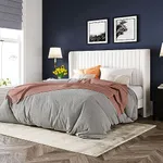 Allewie Full Size Velvet Bed Frame/