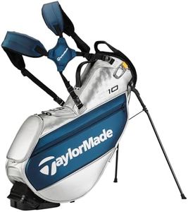 TaylorMade Tour Stand Bag, 2024, Plateado/Azul