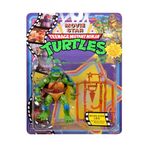 TMNT CLASSIC 1991 Movie Star Turtle Leo in special movie styling package with signature weapon accessories. Ideal present for Turtles Fans!