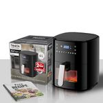 Tanron Air Fryer for Home Versatile AirFryer for Home, Oil-Free Frying, Air Fryer Oven with 360 Rapid Air Technology, Perfect for Healthy Cooking uses upto 90% less Oil with Programable Touh Control