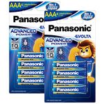 Panasonic Evolta AAA Alkaline Advanced Power, Extra Power Formula, no Mercury add, Anti-Leak Seal, Protects Power for up to 10 Years, Pack of 8