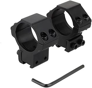 ToopMount 30mm Dovetail Scope Rings, Medium Profile 30mm Scope Mount Rings for 11mm Dovetail Rails, Tactical Mount Rings Adapter, Dovetail Scope Rings Built-in Protective Tape, Aluminum Alloy, 2PCS