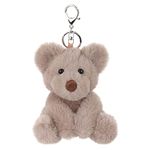 Apricot Lamb Cute Toys Plush Smart Bear Perfect Stuffed Animal Keychain for Kids Bag, Purse, Backpack, Handbag (4.7 Inches)