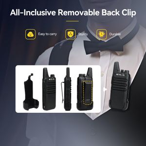Retevis RT622 2-Way Walkie Talkies 6-Pack – Rugged PMR446 Radios with VOX, 6-Way Charger, Black