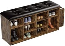 IRONCK Shoe Bench, Ten Cubbies Stor