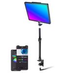 NEEWER GL1C RGB 15.5" Key Light, 48W Edge Lit Soft LED Video Panel Streaming Gaming Lighting with 2.4G PC/Mac iOS/Android APP/WiFi/Stream Deck Control, Touch Bar, 2900K-7000K, Music Sync, 18 Scenes