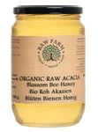 Raw Farm - Organic Raw Acacia Honey 900 g – Single Sourced, Pure and Natural, Directly from the RAW FARM Beekeepers