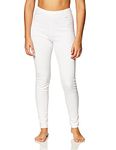 Duofold Women's Mid Weight Wicking Thermal Legging, White, S