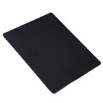 MengH-SHOP Metal Aluminum Mouse Pad Thin Hard Mouse Mat Double Sided Waterproof Mousepad for Laptop, Computer and PC 220 * 180 * 2 MM (Black)