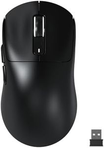 MANBASNAKE Attack Shark X3MAX - Ratón inalámbrico Supelight de 49 g, BT/2.4G inalámbrico/con cable, sensor óptico PAW3950 42K DPI, batería de 200 horas, mouse programable para PC/Mac/Win/Xbox (negro)