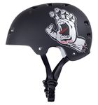 BULLET Men's Santa Cruz Screaming Hand Protective helmet, black - black, S M 54 57 cm UK