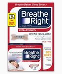 Breathe Right Extra Nasal Strips, 72 Count