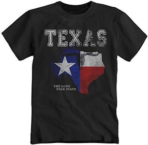 Texas USA Route 66 Alaska Amérique Chopper camion Chemise Shirt T-Shirt Noir XXXXX-Large