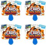 Regal Games 4 Pack Card Holders for Playing Cards - Kids Card Holder with Plastic Paddles - Ideal for Family Fun Game Night and Travel (Ages 3+)