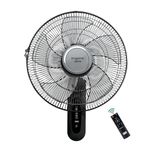KUHL Inspira W1 400mm Power Saving BLDC Wall Fan with Remote | 28 W | Touch Screen Control Panel with Digital Display | Tilt Mechanism & Swivel Function | Wall Mount | High Air Flow & Low Noise|Black