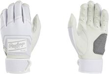 Rawlings | Workhorse Baseball Batting Gloves | Adult Large | White