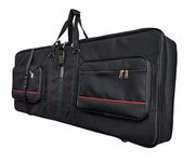 Malav Thick Padding Cover Bag for Casio WK-7600 of 76 Keys Keyboard with Pockets