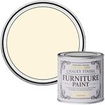 Rust-Oleum AMZ0015 A Classic, Smooth Touch Flat matt Paint Finish, Clotted Cream, 125ml