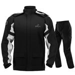 IRON JIA'S Rain Suit, Motorcycle Rain Gear Suit for Men & Women, Jackets & Pants Reflective Waterproof Breathable Rainsuit