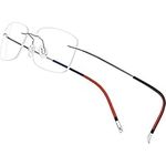 FONEX Titanium Glasses Men,Rimless 