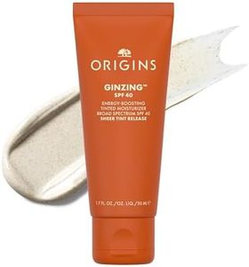 Origins GinZing Energy-Boosting Tinted Moisturizer with SPF 40 | Hydrates & Perfects | Skin Tint with Caffeine and Ginseng, 1.7 Fl Oz