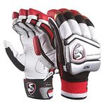 SG Leather Test Cricket Left Hand Batting Gloves (Multicolour)