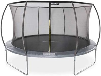 Alice's Garden - Trampoline Rond Ø 430cm Gris avec Filet de Protection intérieur - Venus Inner – Nouveau modèle - Trampoline de Jardin 4.30m 430 cm |Design | Qualité Pro. | Normes EU.