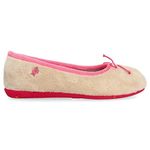HOT POTATOES Women's Preseka Slipper, Beige, 5 UK